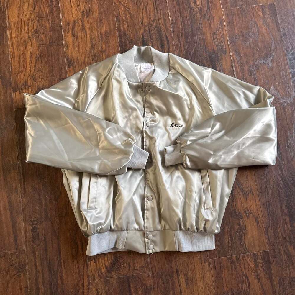 Vintage Auburn Sportswear Satin Bomber Jacket Summit Pet Product